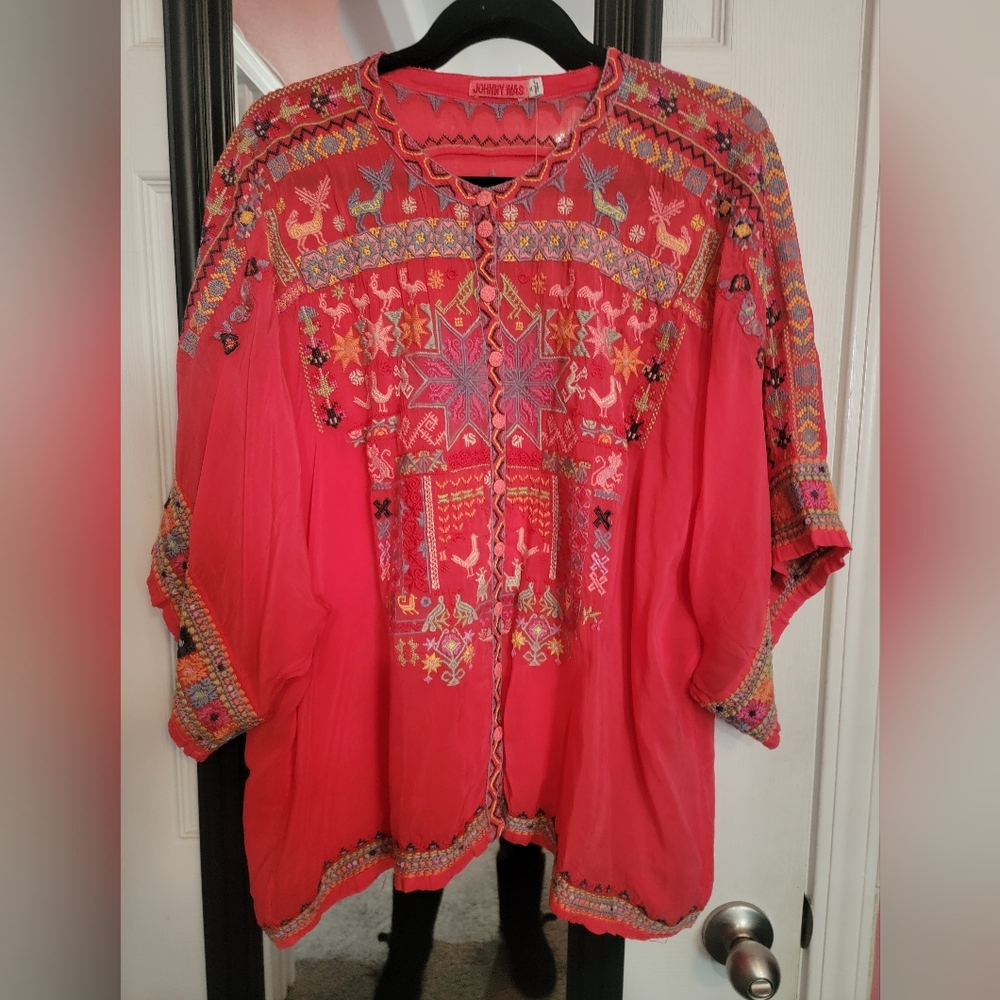 Johnny Was Kimono Xlia blouse